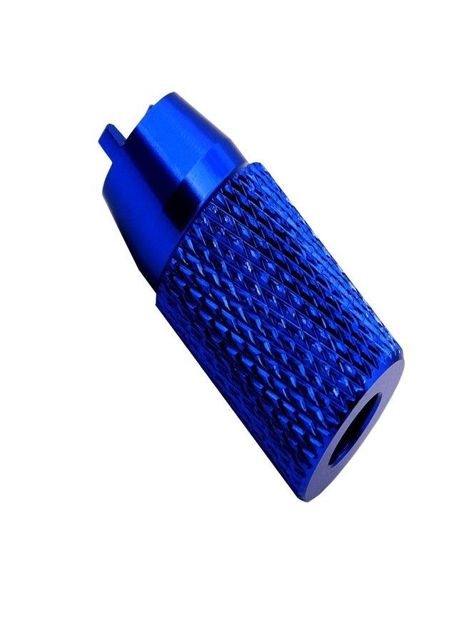 Treehobby 8PCS Aluminum Control Transmitter Switch Nuts & Installation Spanner Compatible with Futaba Remote Control JR/frsky Gear Switch nut Toggle Switch(Dack Blue) - Image 3